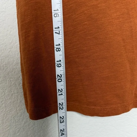 Anthropologie Rust Brown Crochet Embroidered Blouse - Picture 7 of 8